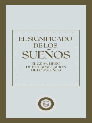 cover image of EL SIGNIFICADO DE LOS SUEÑOS